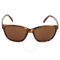 Dawson Polarized Brown Square Unisex Sunglasses