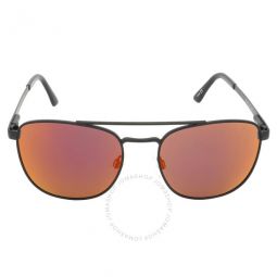 Fairlane Polarized Red Mirror Navigator Unisex Sunglasses