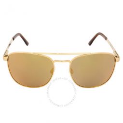 Fairlane Polarized Sienna Mirror Navigator Unisex Sunglasses
