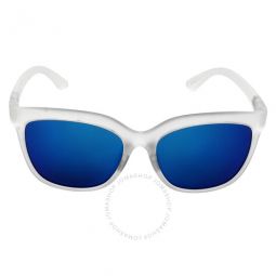 Sunnyside Polarized Blue Mirror Cat Eye Ladies Sunglasses
