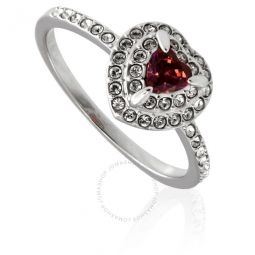 Rhodium-Plated One Ring-Size 58