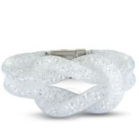 Stardust White Crystal Knot Bracelet 5184175 S Small