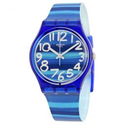 Linajola Blue Dial Blue Plastic Unisex Watch