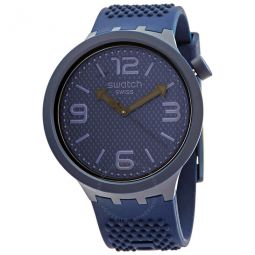 Quartz Blue Dial Blue Silicone Watch
