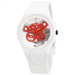Time To Red Small Quartz Unisex Watch