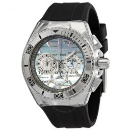 Cruise Chronograph Quartz Mother of Pearl Dial Mens Watch