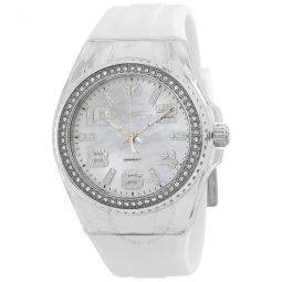 Cruise Quartz White Mother of Pearl Dial Ladies Watch