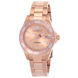 Manta Automatic Rose Gold Dial Mens Watch