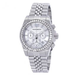 Manta Chronograph GMT Quartz Crystal White Dial Mens Watch