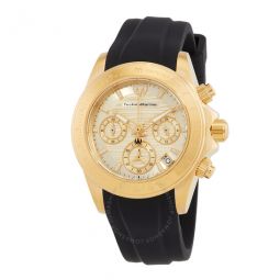 Manta Chronograph Quartz Gold Dial Ladies Watch