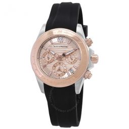 Manta Chronograph Quartz Rose Gold Dial Ladies Watch
