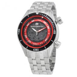 Manta Dual Zone Automatic Black and Transparent Dial Watch