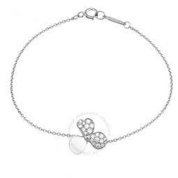 Ladies Tiffany Paper Flowers Diamond Flower Bracelet