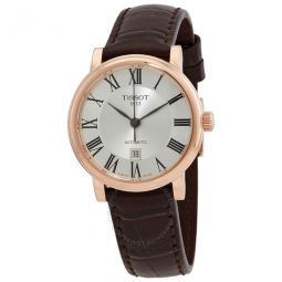 Carson Automatic Silver Dial Ladies Watch