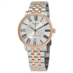 Carson Automatic Silver Dial Two-tone Mens Watch