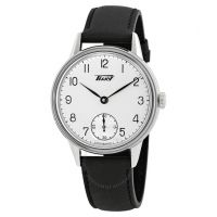 Heritage Hand Wind Silver Dial Mens Watch