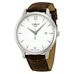 T Classic Tradition Silver Dial Mens Watch T0636101603700