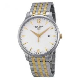T-Classic Tradition White Dial Mens Watch T0636102203700