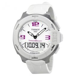 T-Race Analog Digital White Rubber Unisex Watch T0814201701700