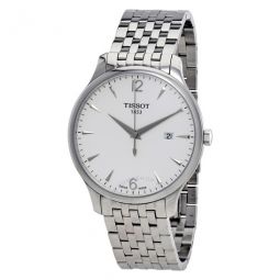 Tradition Silver Dial Stainless Steel Mens Watch T0636101103700