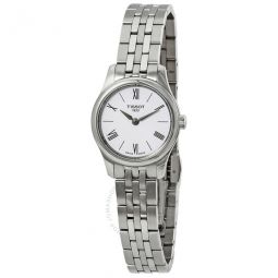 Tradition Thin White Dial Ladies Watch T0630091101800
