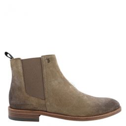 Mens Beige Suede Ankle Boots, Brand Size 5.5 ( US Size 6.5 )