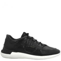 Mens Black No_Code_01 Leather Sneakers, Brand Size 5 ( US Size 6 )