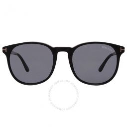 Ansel Smoke Oval Mens Sunglasses
