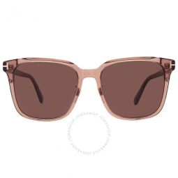Brown Square Mens Sunglasses