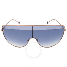 Blue Shaded Irregular Ladies Sunglasses