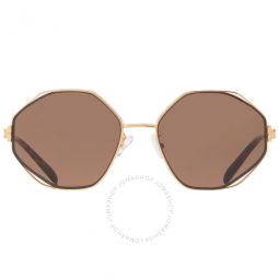 Brown Geometric Ladies Sunglasses