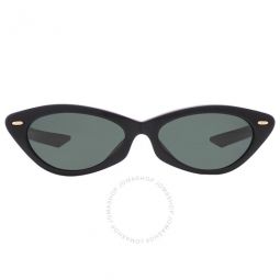 Dark Green Cat Eye Ladies Sunglasses