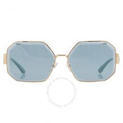 Solid Azure Geometric Ladies Sunglasses