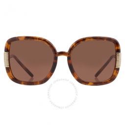Solid Brown Square Ladies Sunglasses