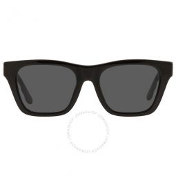 Solid Gray Rectangular Ladies Sunglasses