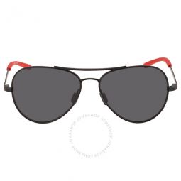 Grey Pilot Kids Unisex Sunglasses