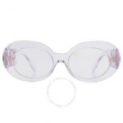 Clear Oval Ladies Sunglasses
