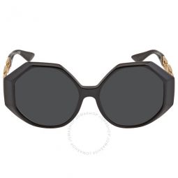 Dark Gray Geometric Ladies Sunglasses