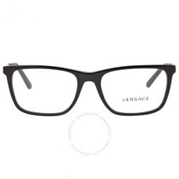 Demo Rectangular Mens Eyeglasses VE3301 GB1 54