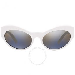 Grey Mirror Gradient Cat Eye Ladies Sunglasses