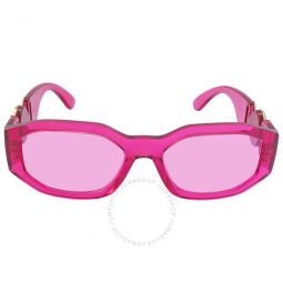 Pink Geometric Unisex Sunglasses