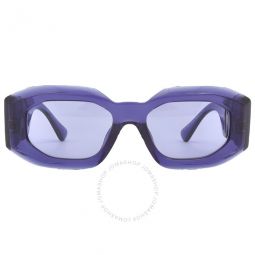 Violet Irregular Mens Sunglasses
