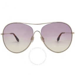 Purple Gradient Round Ladies Sunglasses