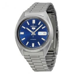 5 Automatic Blue Dial Stainless Steel Mens Watch