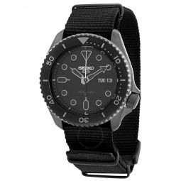 5 Sports Automatic Black Dial Mens Watch