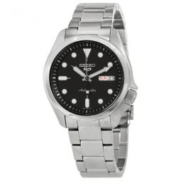 5 Sports Automatic Black Dial Mens Watch