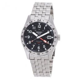 5 Sports GMT Automatic Black Dial Mens Watch