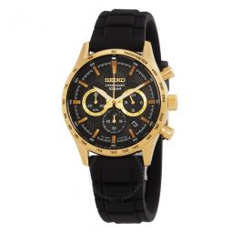 Chronograph Quartz Black Dial Mens Watch