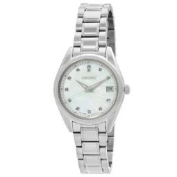 Diamond Quartz Mother of Pearl Dial Ladies Watch