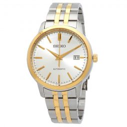 Essentials Automatic Silver Dial Mens Watch